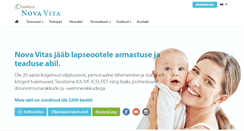 Desktop Screenshot of novavita.ee