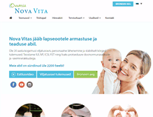 Tablet Screenshot of novavita.ee